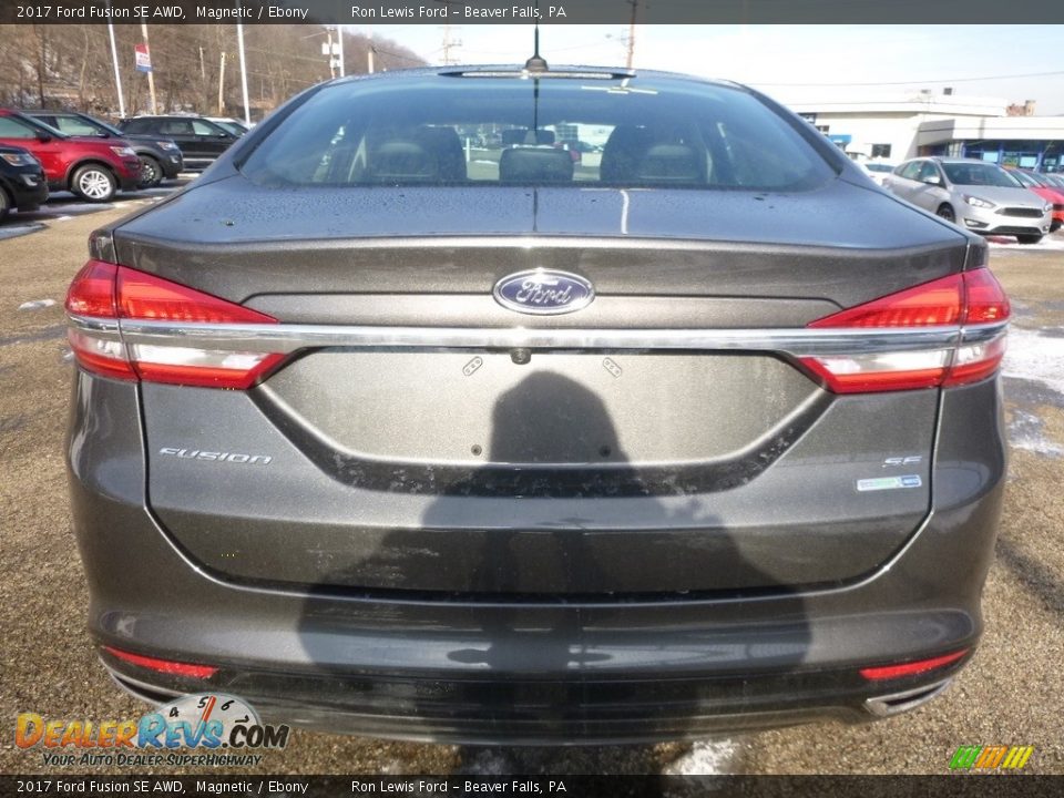 2017 Ford Fusion SE AWD Magnetic / Ebony Photo #3