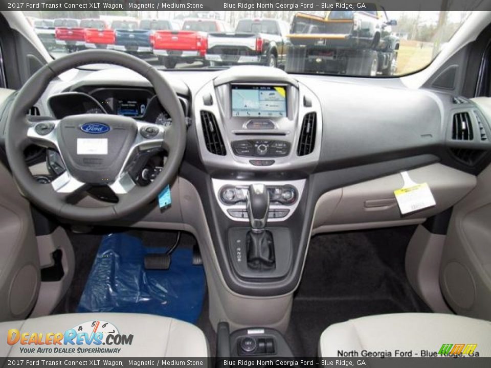 2017 Ford Transit Connect XLT Wagon Magnetic / Medium Stone Photo #17