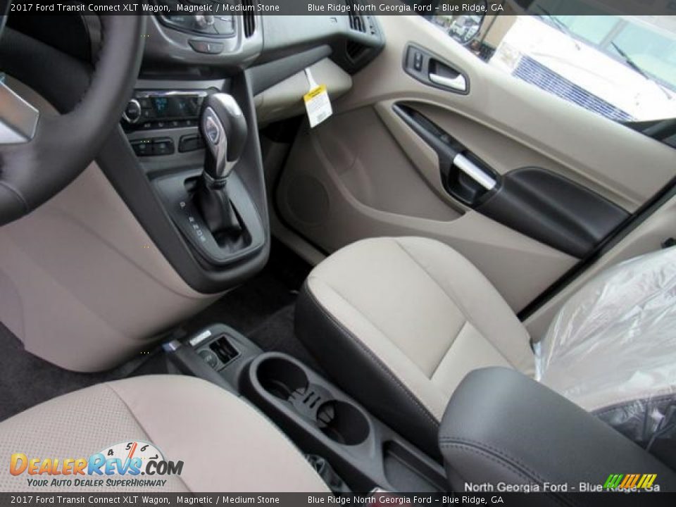 2017 Ford Transit Connect XLT Wagon Magnetic / Medium Stone Photo #26