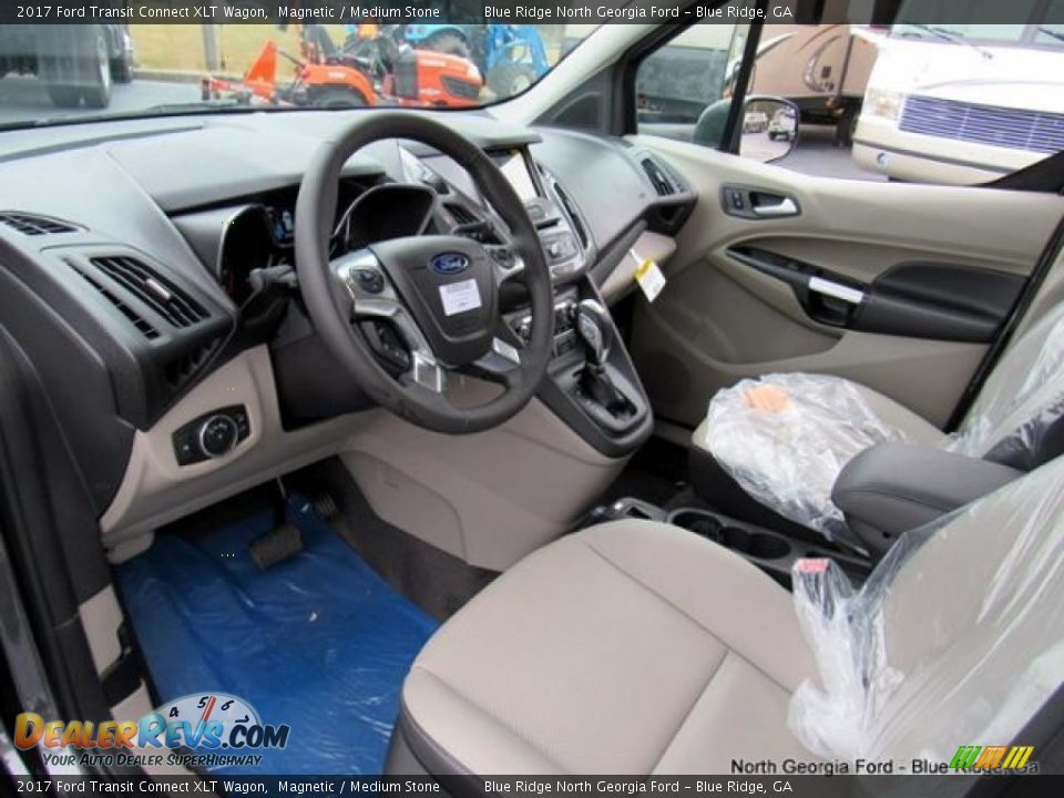 2017 Ford Transit Connect XLT Wagon Magnetic / Medium Stone Photo #29