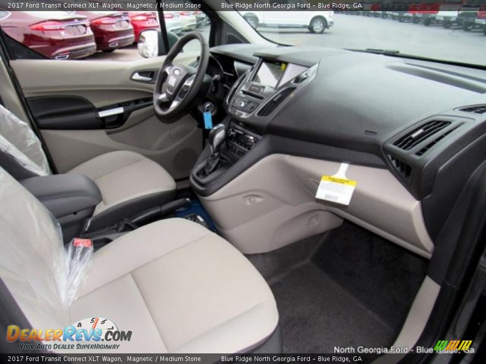 2017 Ford Transit Connect XLT Wagon Magnetic / Medium Stone Photo #30