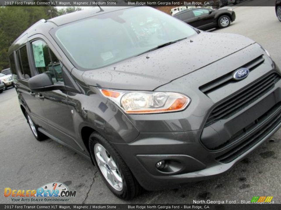 2017 Ford Transit Connect XLT Wagon Magnetic / Medium Stone Photo #33