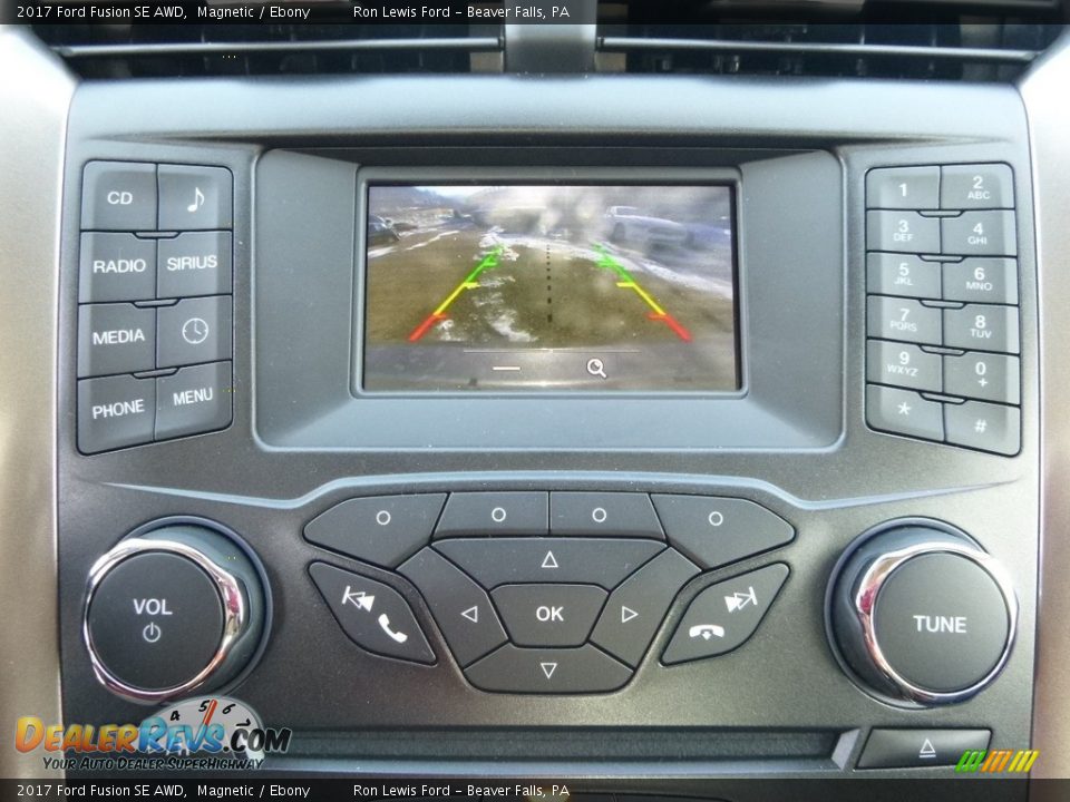 2017 Ford Fusion SE AWD Magnetic / Ebony Photo #19