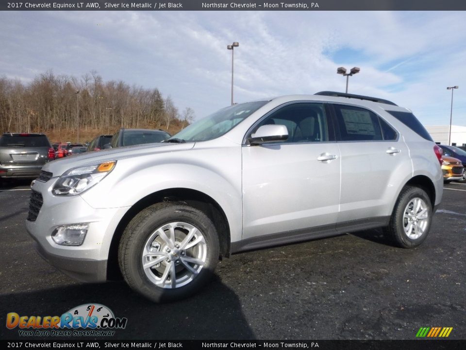 2017 Chevrolet Equinox LT AWD Silver Ice Metallic / Jet Black Photo #1