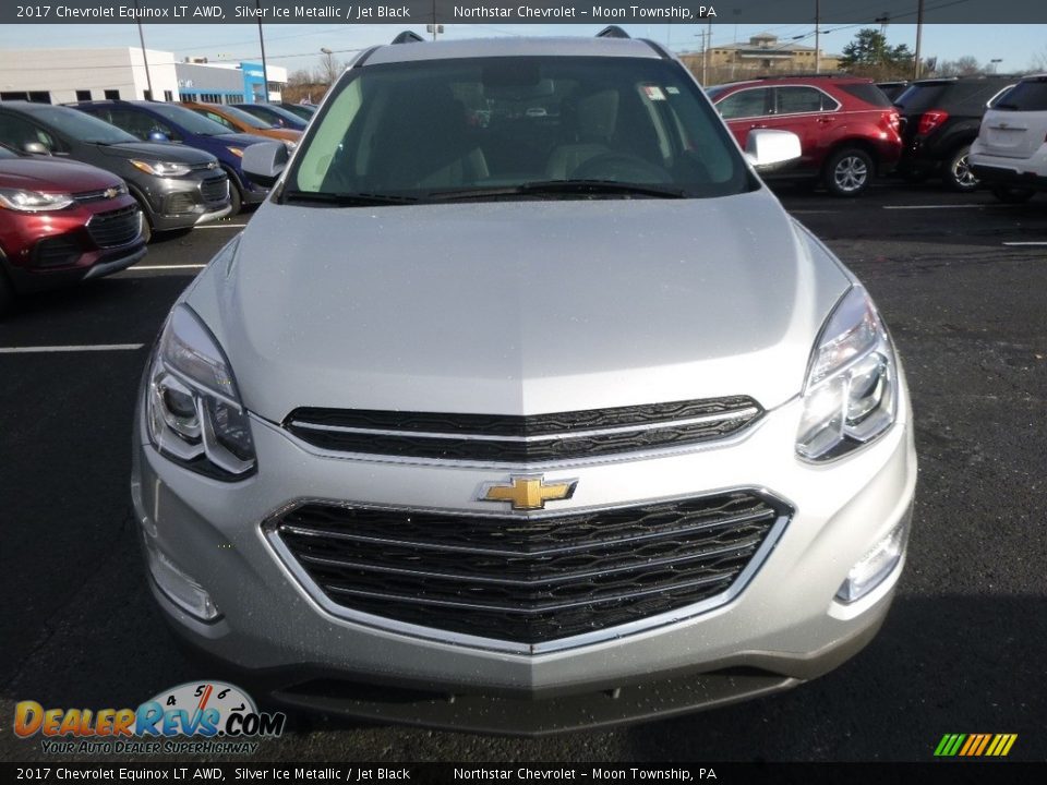 2017 Chevrolet Equinox LT AWD Silver Ice Metallic / Jet Black Photo #2