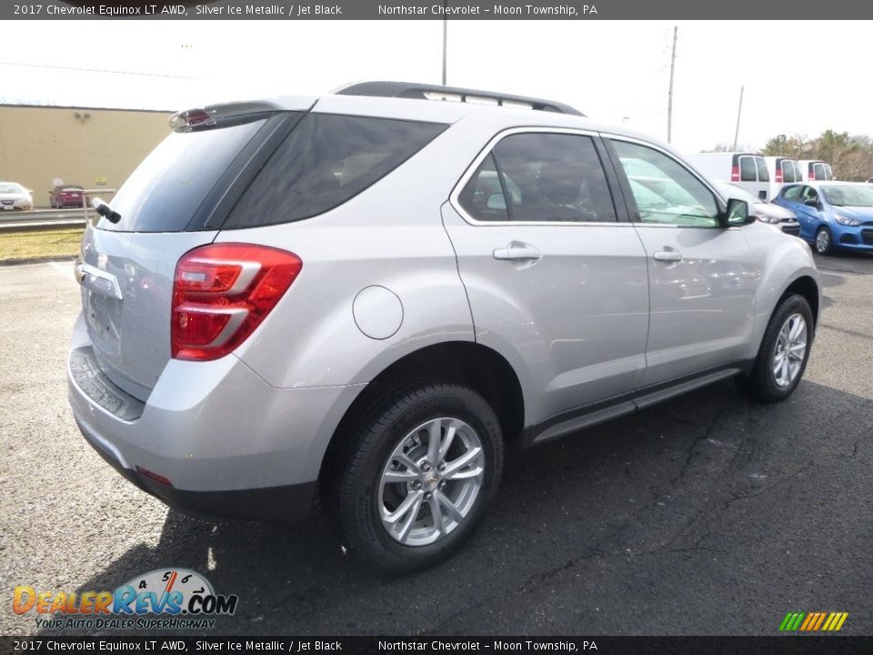 2017 Chevrolet Equinox LT AWD Silver Ice Metallic / Jet Black Photo #5