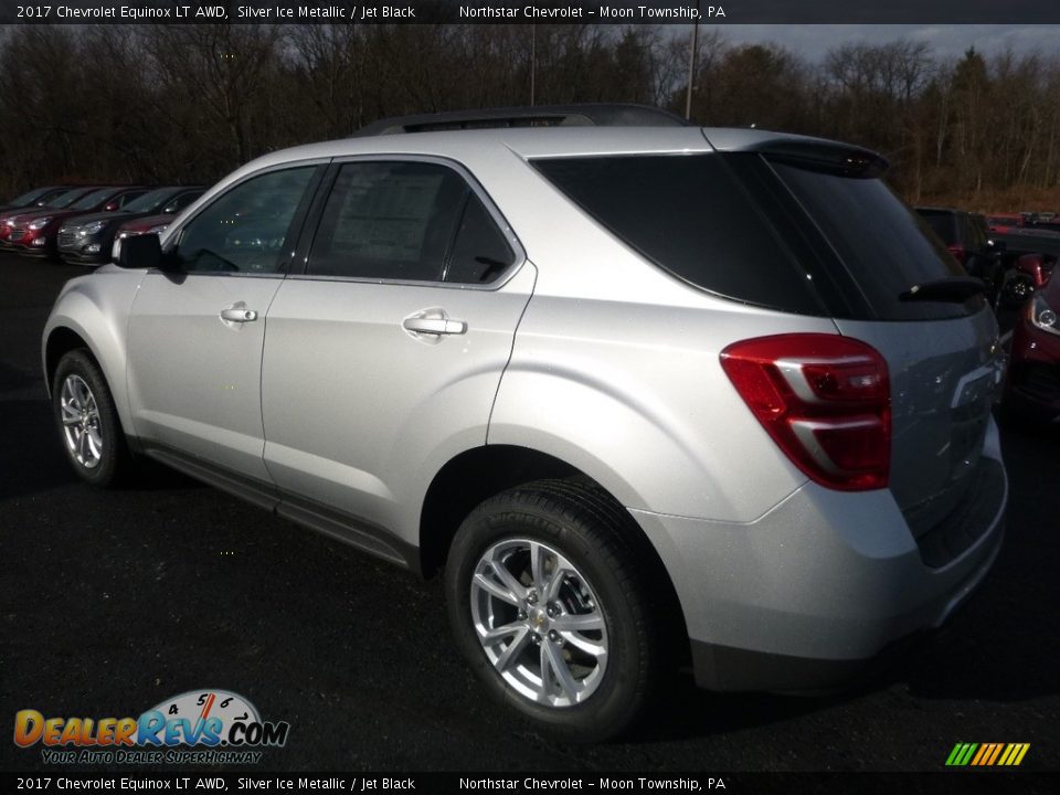 2017 Chevrolet Equinox LT AWD Silver Ice Metallic / Jet Black Photo #8