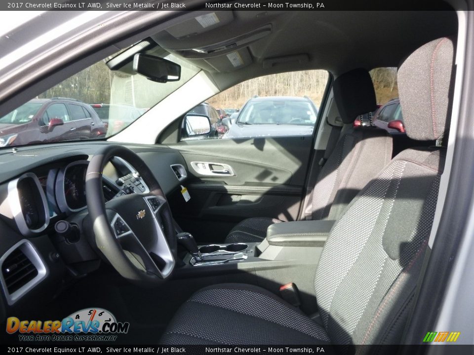 2017 Chevrolet Equinox LT AWD Silver Ice Metallic / Jet Black Photo #11
