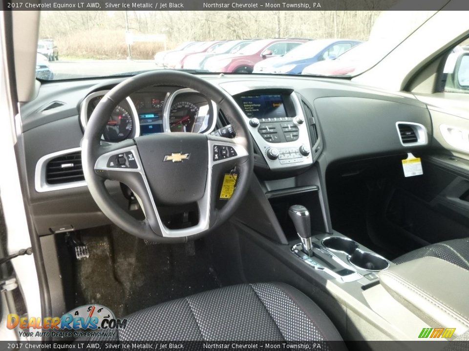 2017 Chevrolet Equinox LT AWD Silver Ice Metallic / Jet Black Photo #13