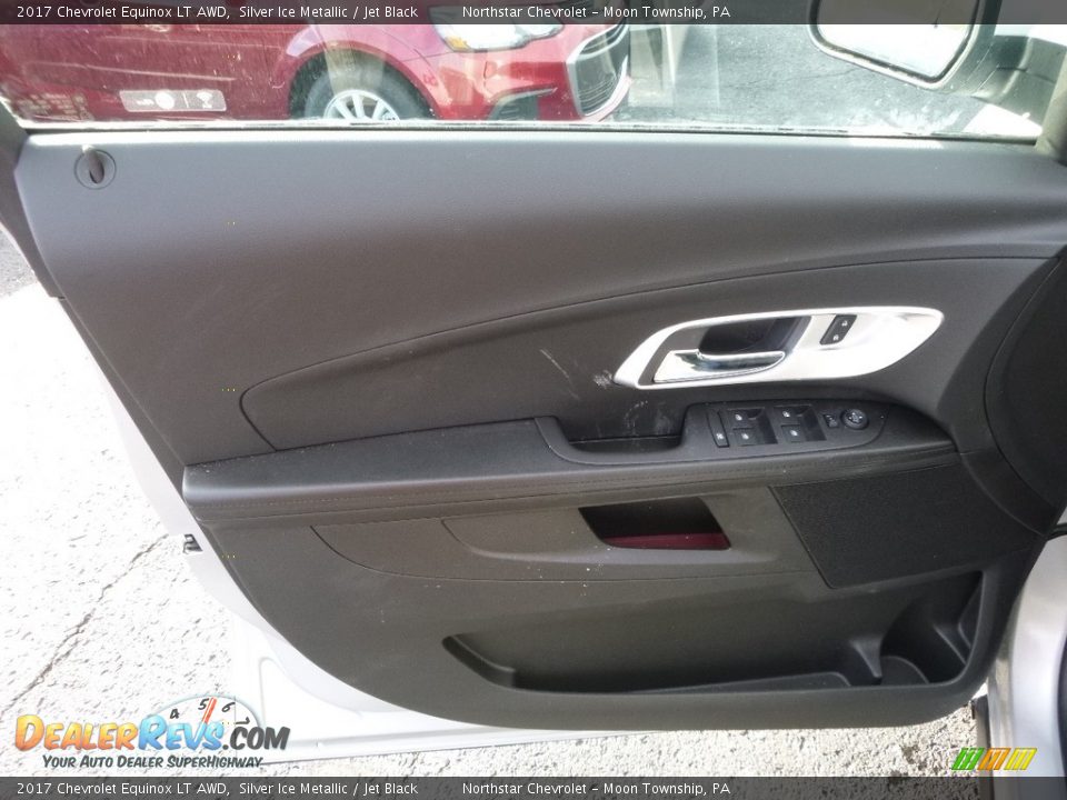 2017 Chevrolet Equinox LT AWD Silver Ice Metallic / Jet Black Photo #14