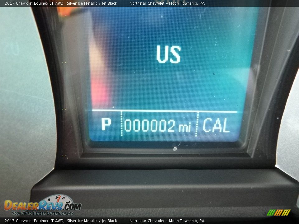 2017 Chevrolet Equinox LT AWD Silver Ice Metallic / Jet Black Photo #20