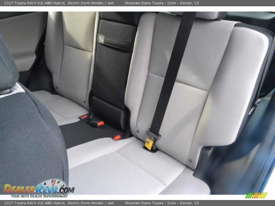Rear Seat of 2017 Toyota RAV4 XLE AWD Hybrid Photo #7