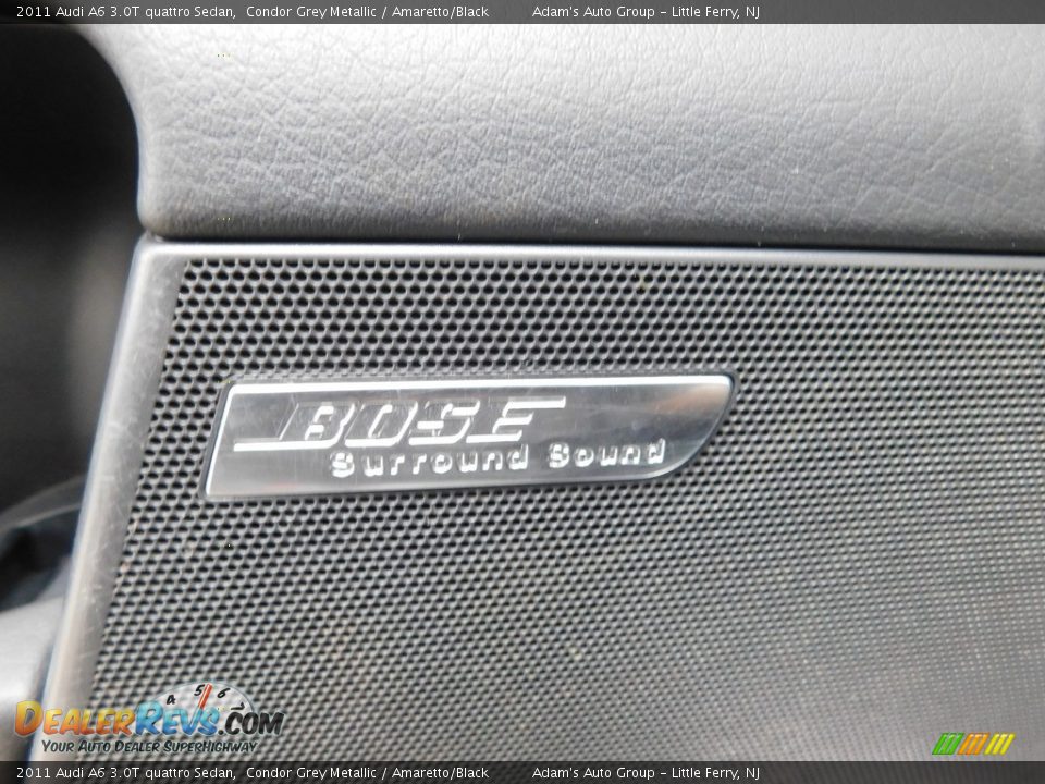 2011 Audi A6 3.0T quattro Sedan Condor Grey Metallic / Amaretto/Black Photo #11