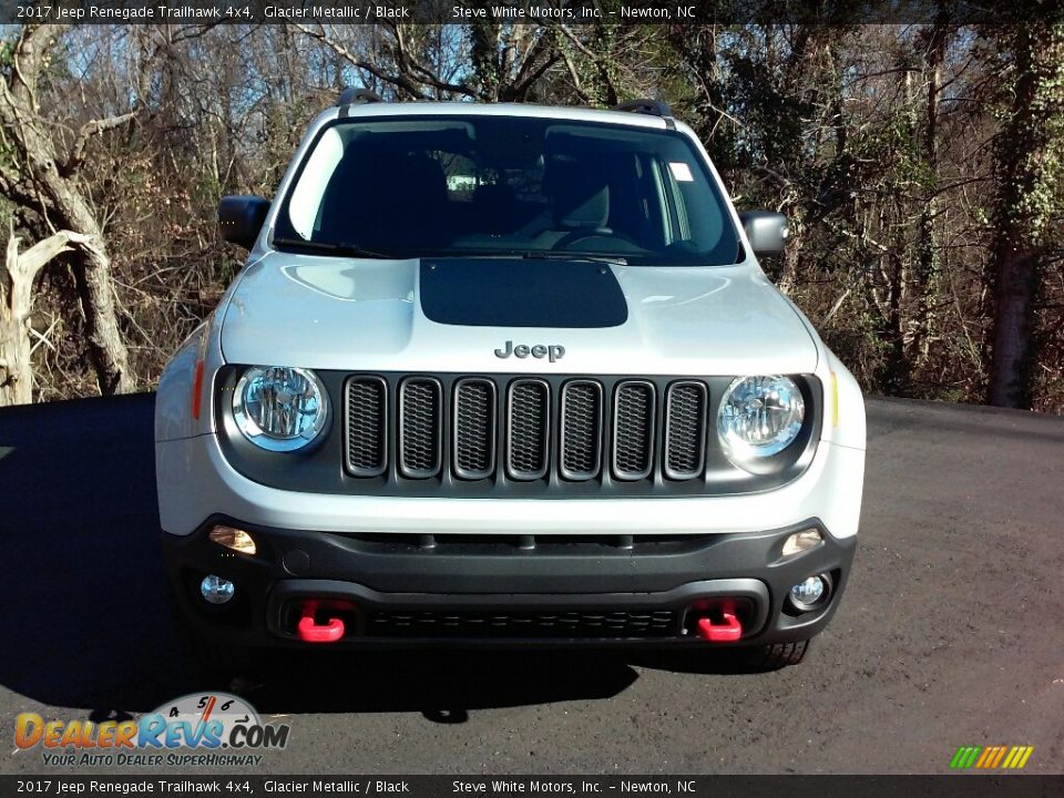 2017 Jeep Renegade Trailhawk 4x4 Glacier Metallic / Black Photo #3