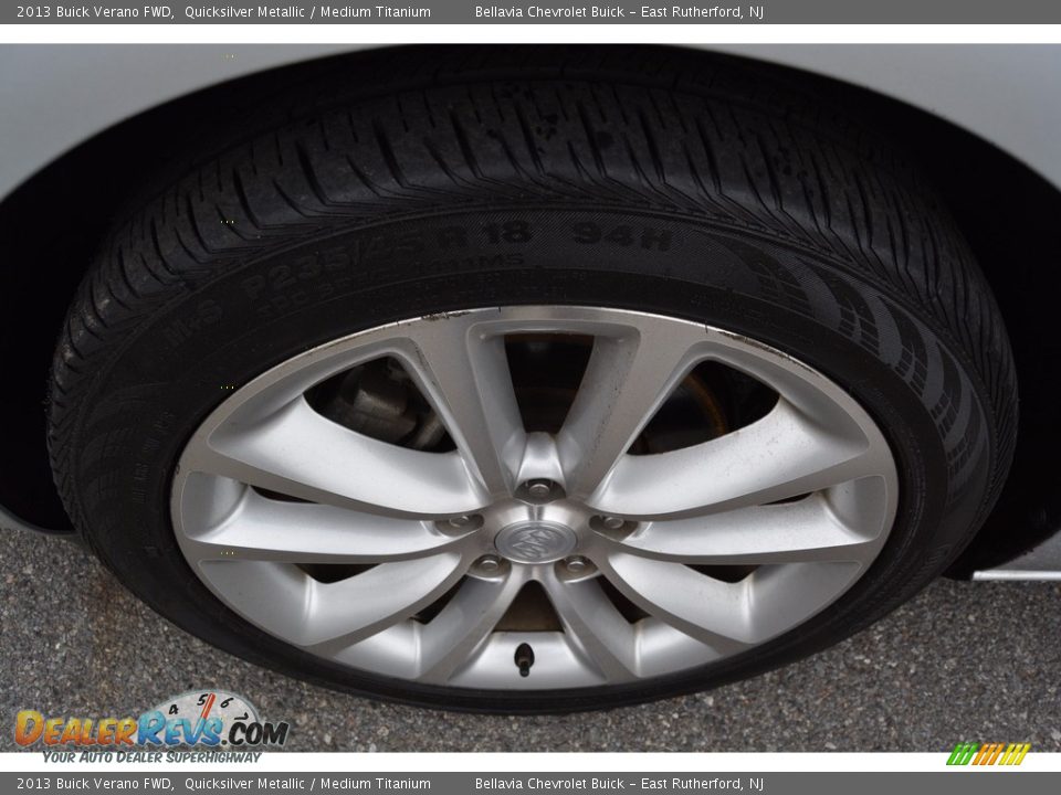 2013 Buick Verano FWD Quicksilver Metallic / Medium Titanium Photo #7