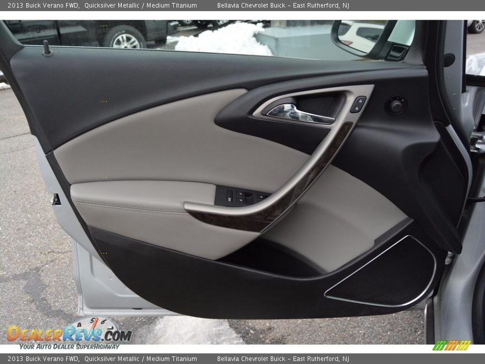 2013 Buick Verano FWD Quicksilver Metallic / Medium Titanium Photo #8