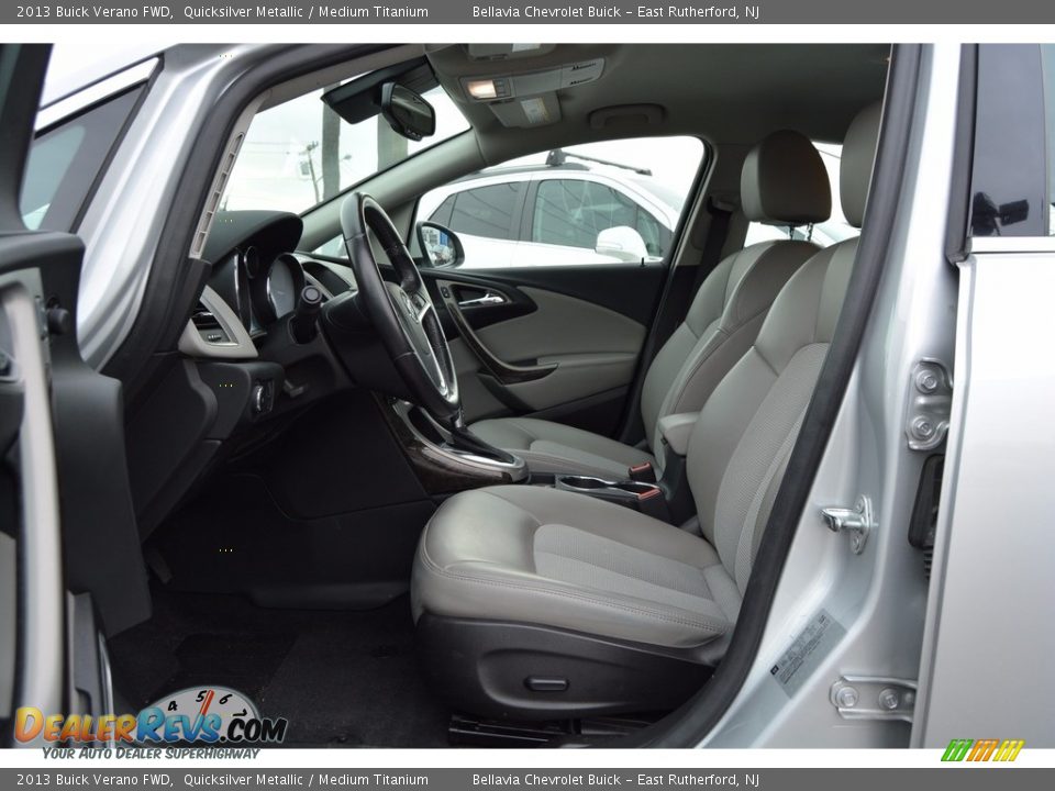 2013 Buick Verano FWD Quicksilver Metallic / Medium Titanium Photo #9
