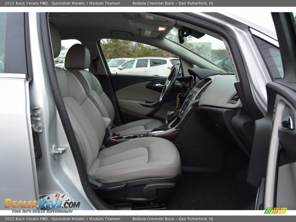 2013 Buick Verano FWD Quicksilver Metallic / Medium Titanium Photo #10