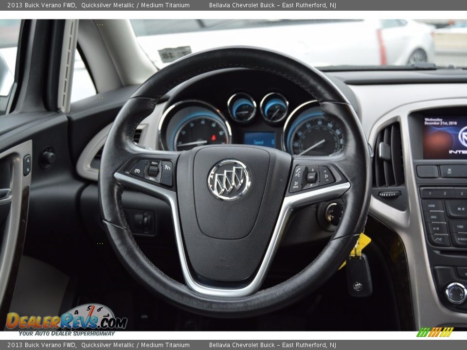 2013 Buick Verano FWD Quicksilver Metallic / Medium Titanium Photo #15