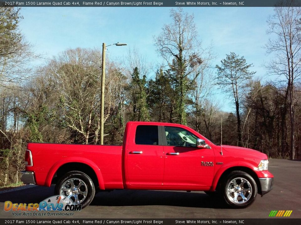 Flame Red 2017 Ram 1500 Laramie Quad Cab 4x4 Photo #5