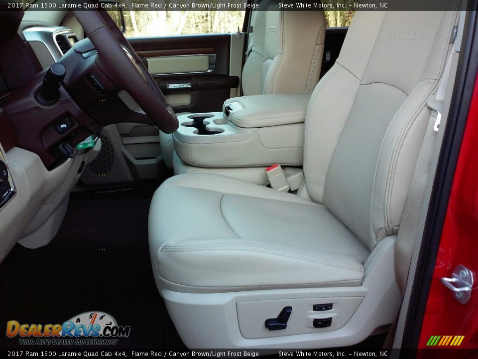 Front Seat of 2017 Ram 1500 Laramie Quad Cab 4x4 Photo #10