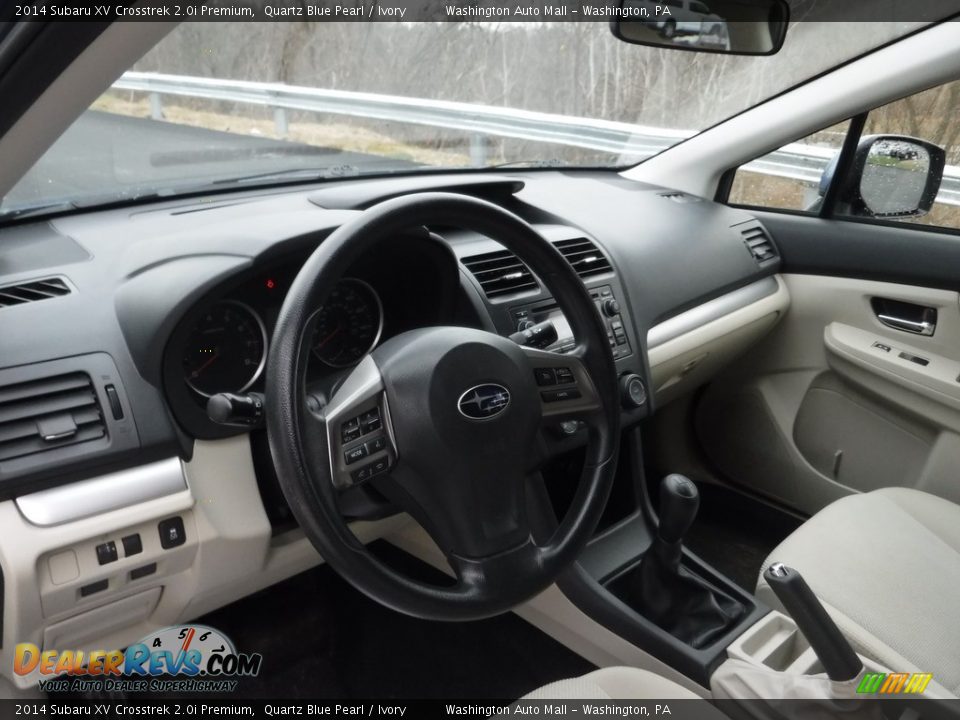 2014 Subaru XV Crosstrek 2.0i Premium Quartz Blue Pearl / Ivory Photo #9
