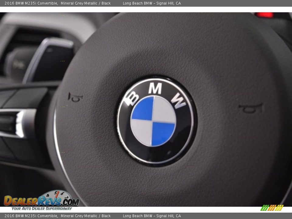 2016 BMW M235i Convertible Mineral Grey Metallic / Black Photo #25