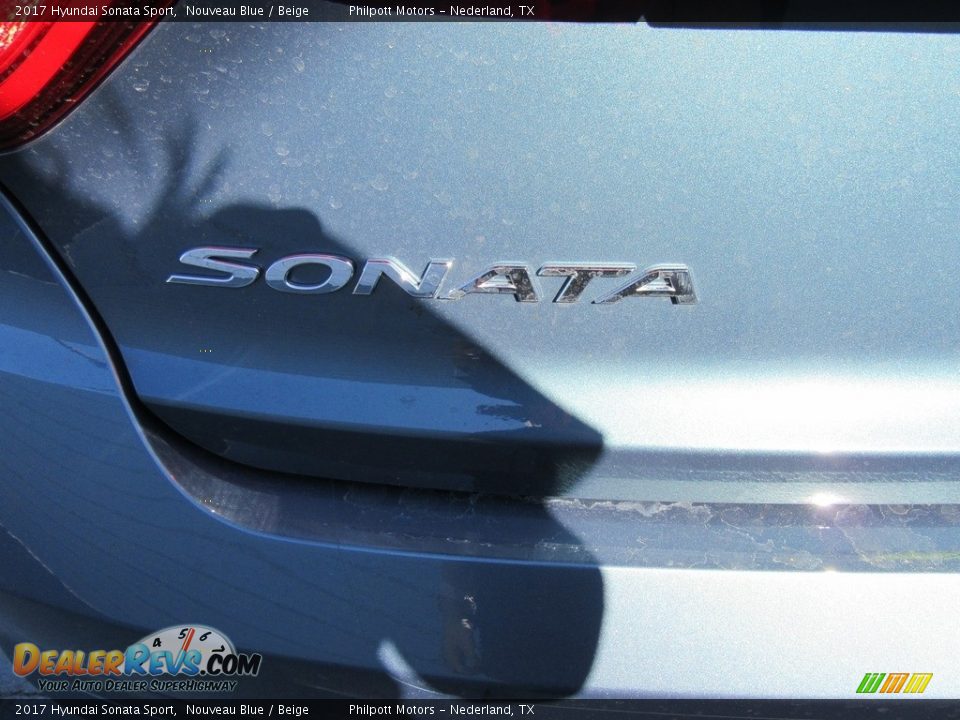 2017 Hyundai Sonata Sport Nouveau Blue / Beige Photo #15
