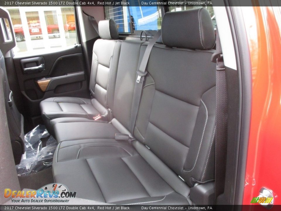 Rear Seat of 2017 Chevrolet Silverado 1500 LTZ Double Cab 4x4 Photo #13