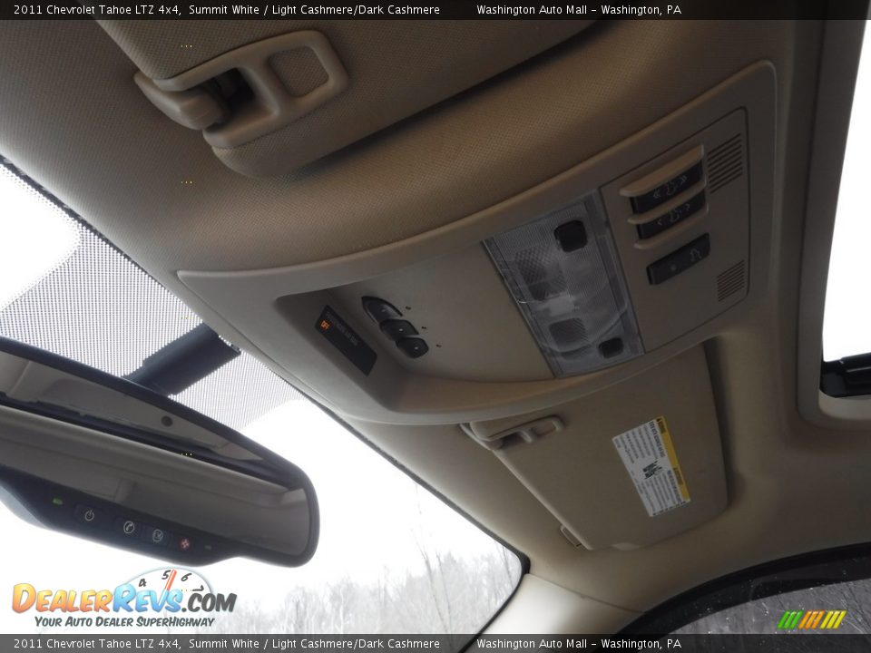 2011 Chevrolet Tahoe LTZ 4x4 Summit White / Light Cashmere/Dark Cashmere Photo #24