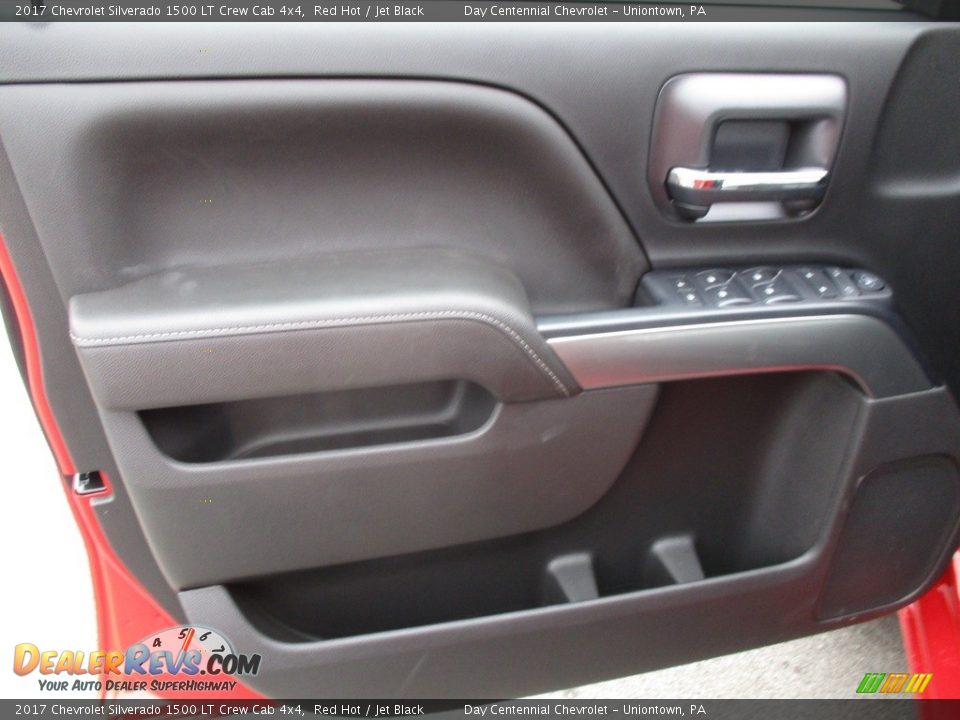 2017 Chevrolet Silverado 1500 LT Crew Cab 4x4 Red Hot / Jet Black Photo #11