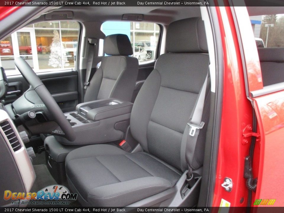 2017 Chevrolet Silverado 1500 LT Crew Cab 4x4 Red Hot / Jet Black Photo #12
