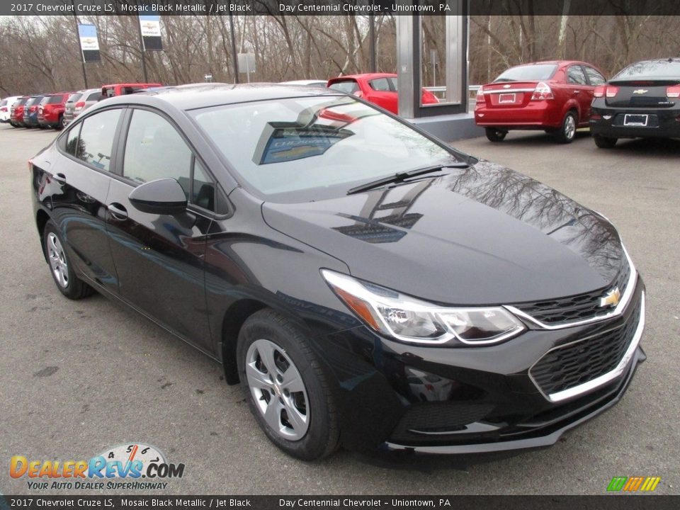 2017 Chevrolet Cruze LS Mosaic Black Metallic / Jet Black Photo #8