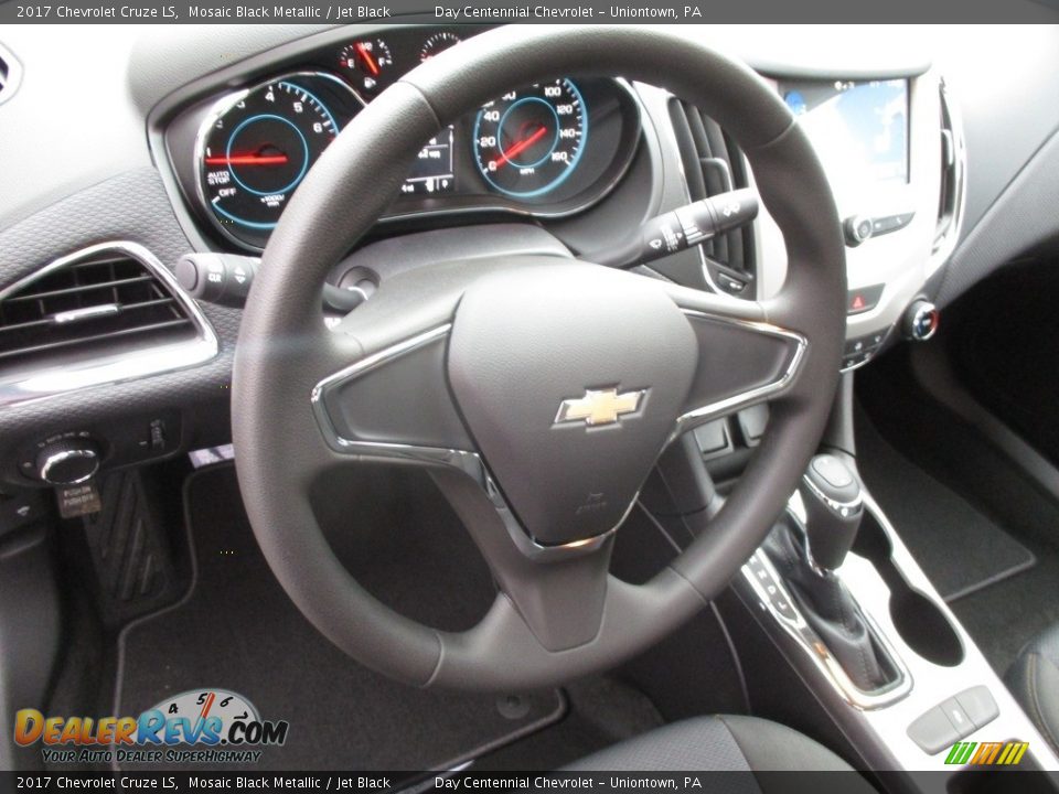 2017 Chevrolet Cruze LS Mosaic Black Metallic / Jet Black Photo #14