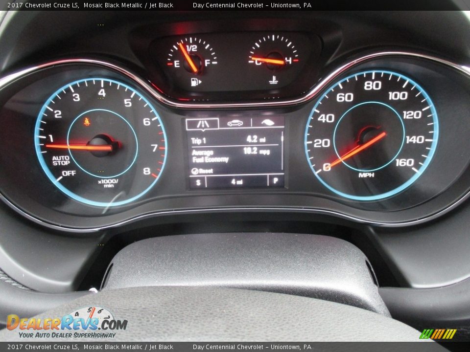 2017 Chevrolet Cruze LS Mosaic Black Metallic / Jet Black Photo #20
