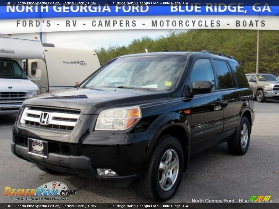 2008 Honda Pilot Special Edition Formal Black / Gray Photo #1