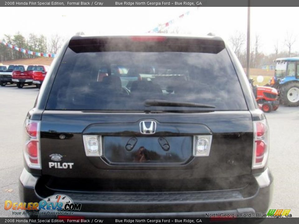 2008 Honda Pilot Special Edition Formal Black / Gray Photo #4