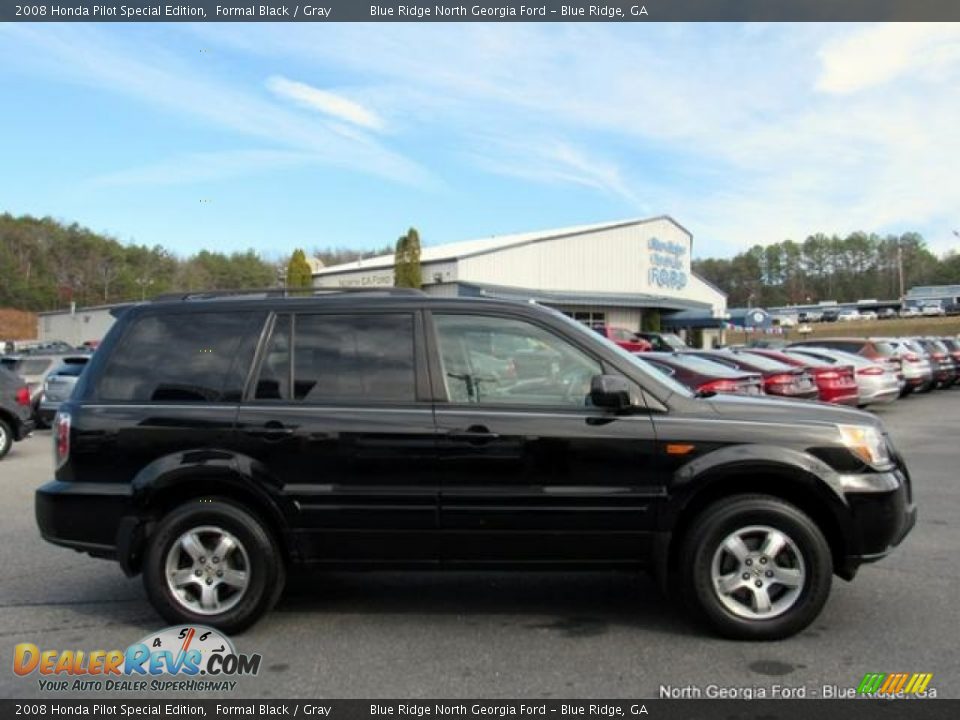 2008 Honda Pilot Special Edition Formal Black / Gray Photo #6