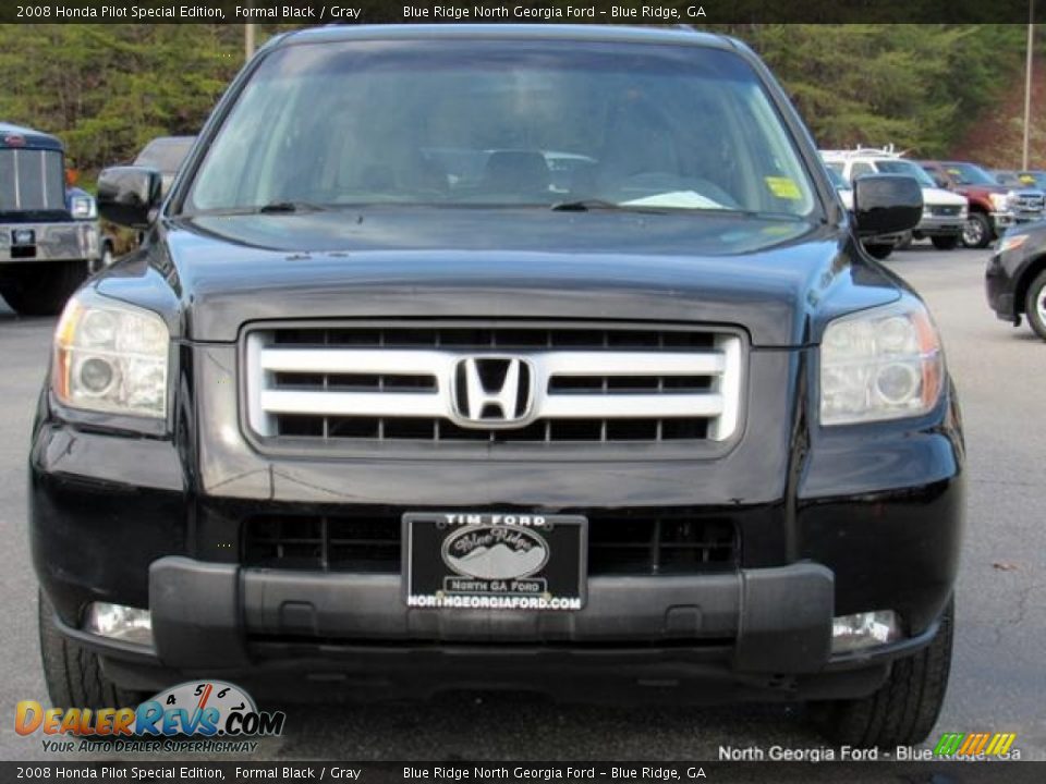 2008 Honda Pilot Special Edition Formal Black / Gray Photo #8