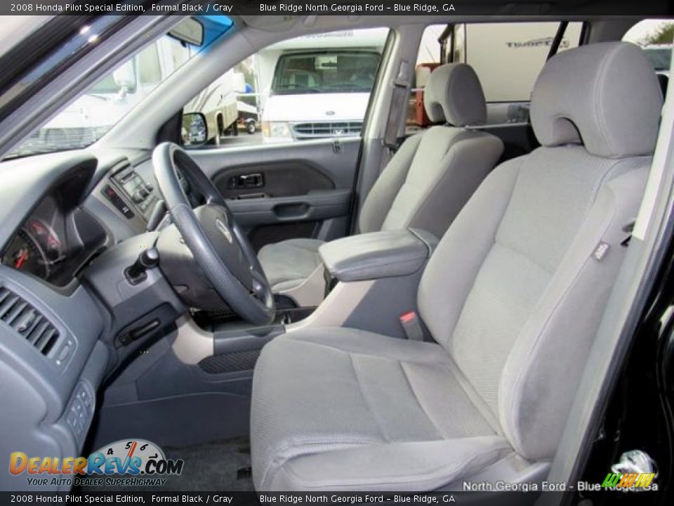 2008 Honda Pilot Special Edition Formal Black / Gray Photo #11