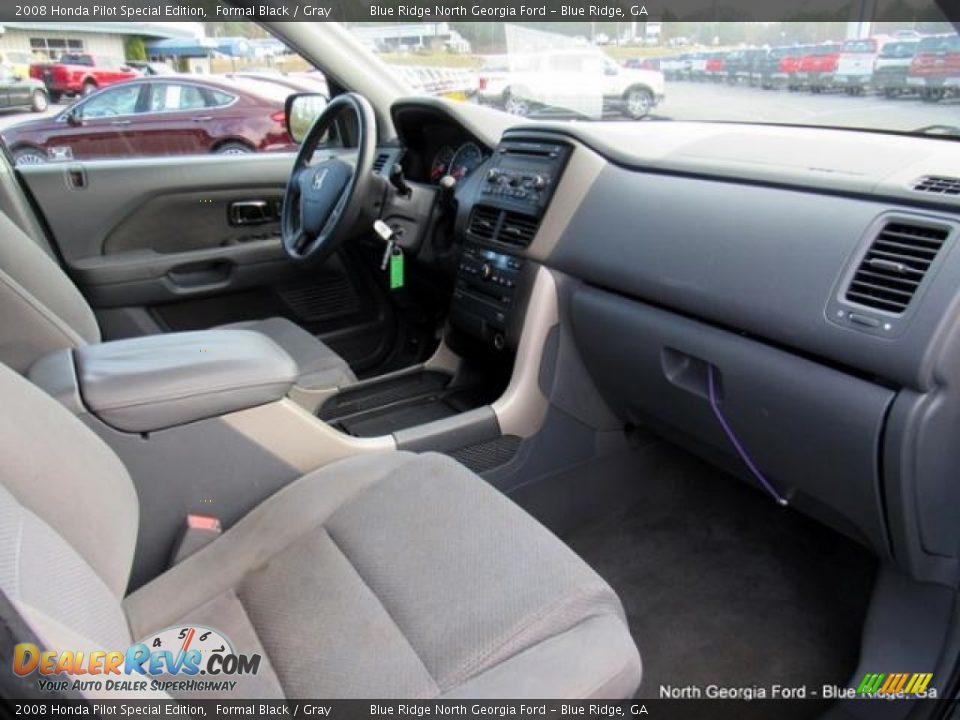 2008 Honda Pilot Special Edition Formal Black / Gray Photo #12