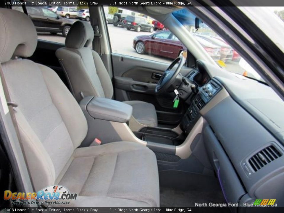 2008 Honda Pilot Special Edition Formal Black / Gray Photo #13