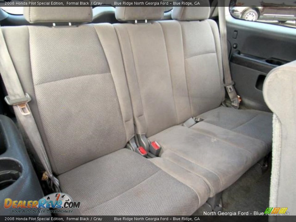 2008 Honda Pilot Special Edition Formal Black / Gray Photo #16