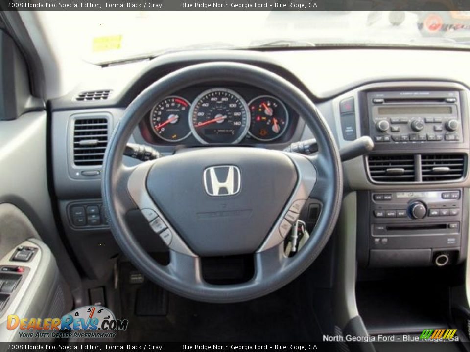 2008 Honda Pilot Special Edition Formal Black / Gray Photo #18