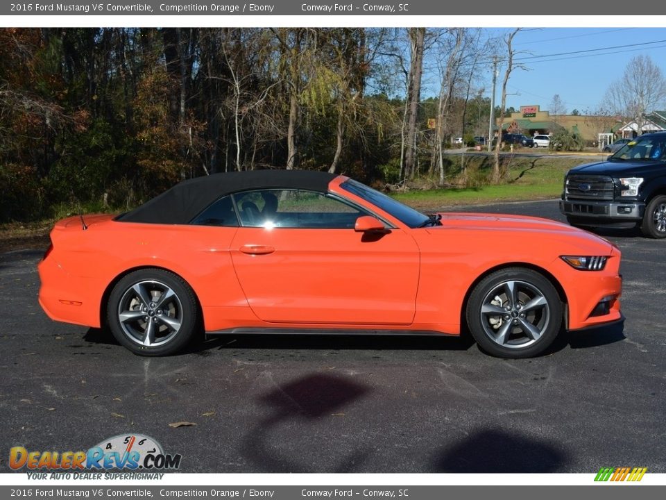 Competition Orange 2016 Ford Mustang V6 Convertible Photo #2