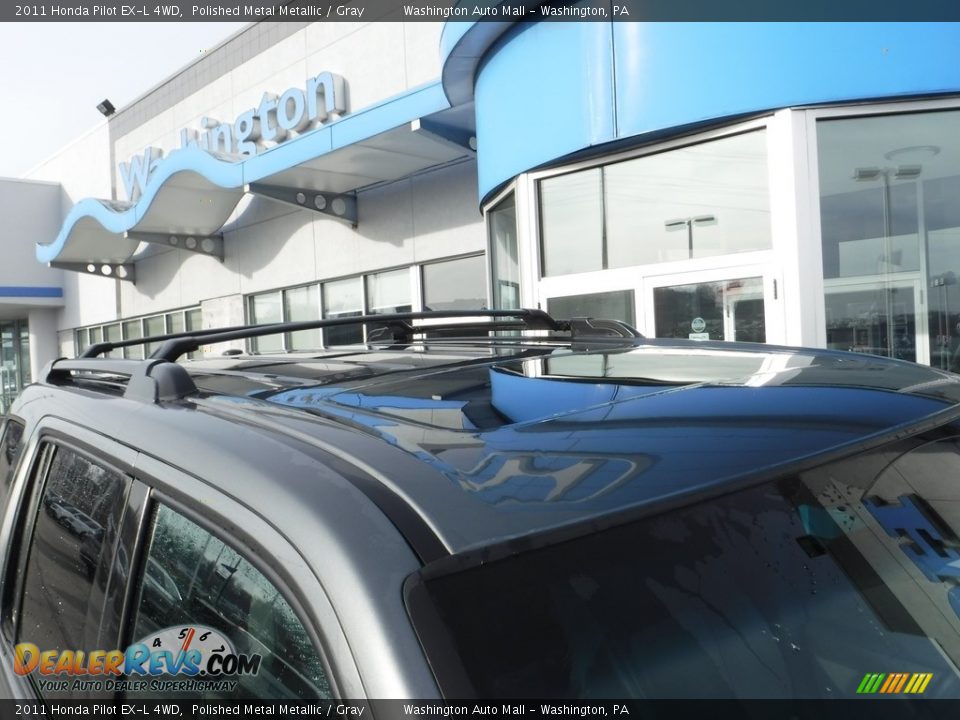 2011 Honda Pilot EX-L 4WD Polished Metal Metallic / Gray Photo #5