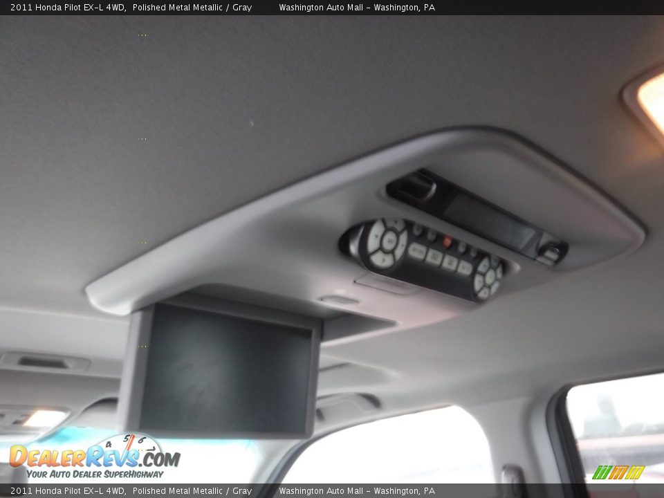 2011 Honda Pilot EX-L 4WD Polished Metal Metallic / Gray Photo #13