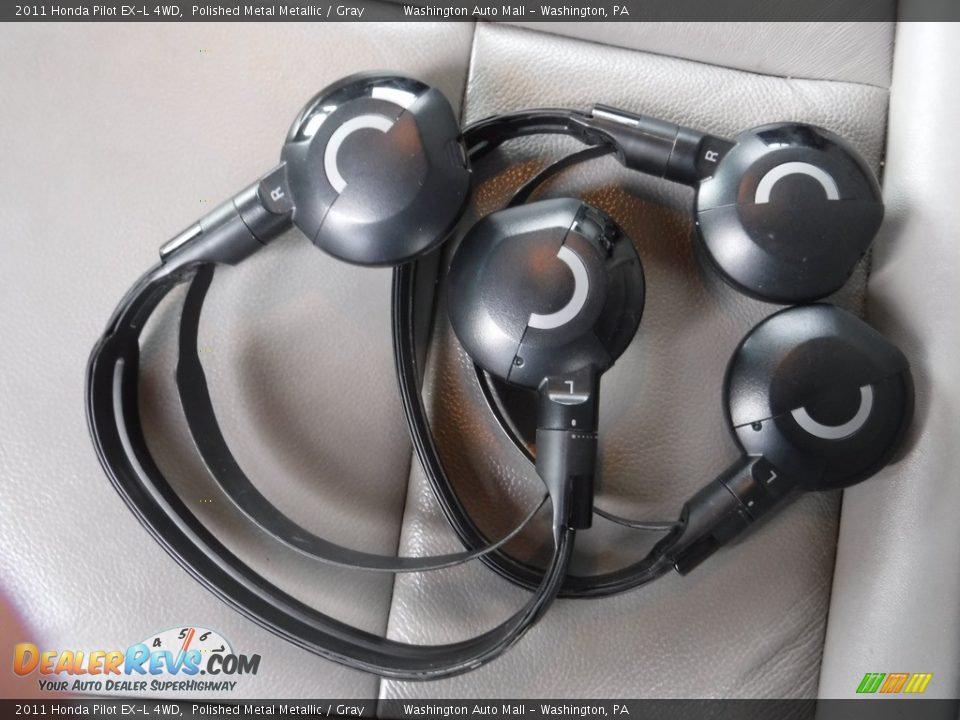 2011 Honda Pilot EX-L 4WD Polished Metal Metallic / Gray Photo #14