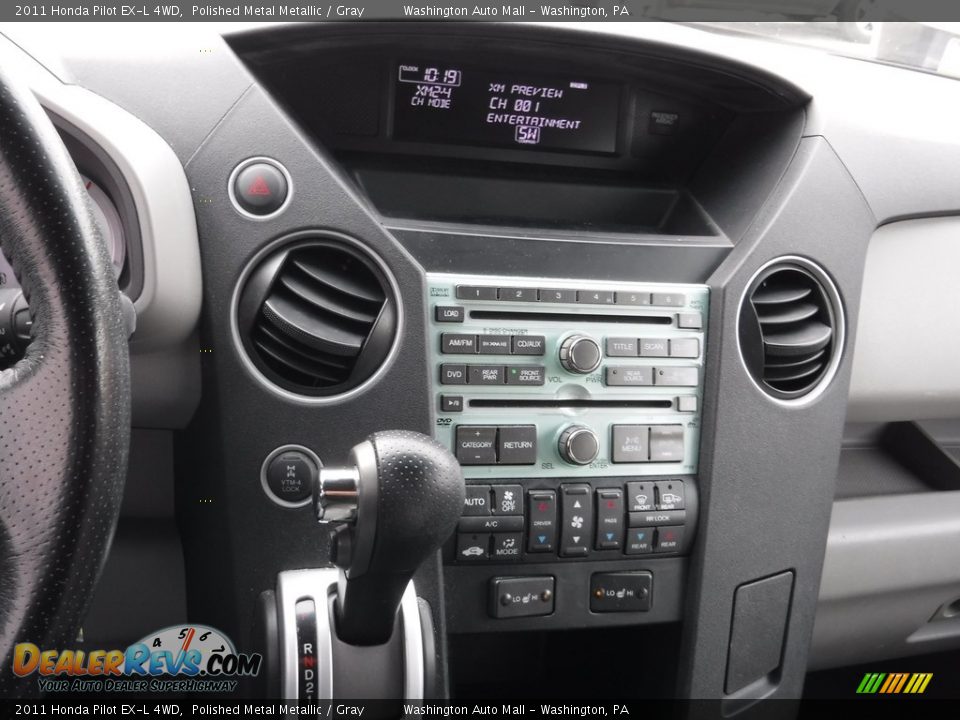 2011 Honda Pilot EX-L 4WD Polished Metal Metallic / Gray Photo #20