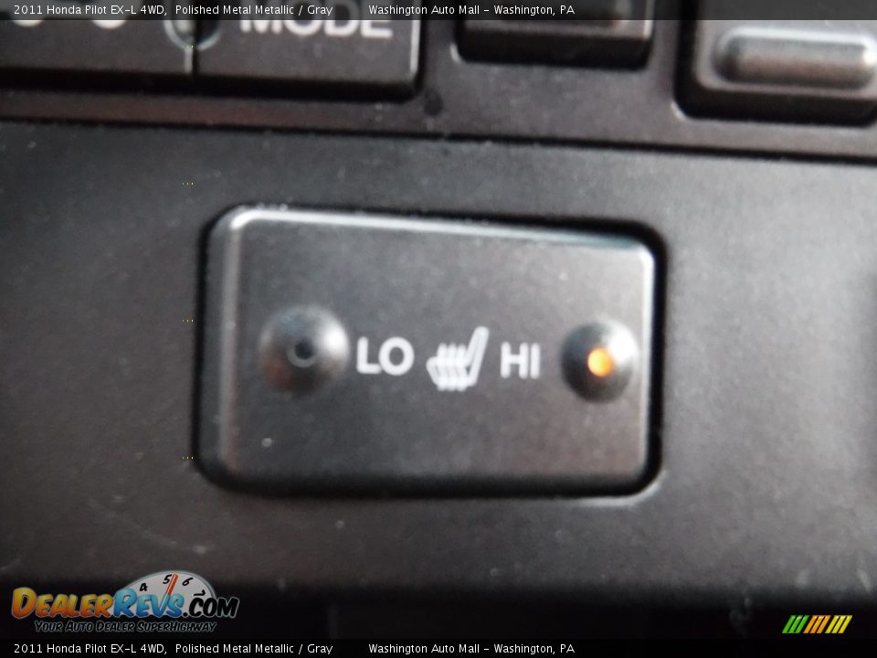 2011 Honda Pilot EX-L 4WD Polished Metal Metallic / Gray Photo #21